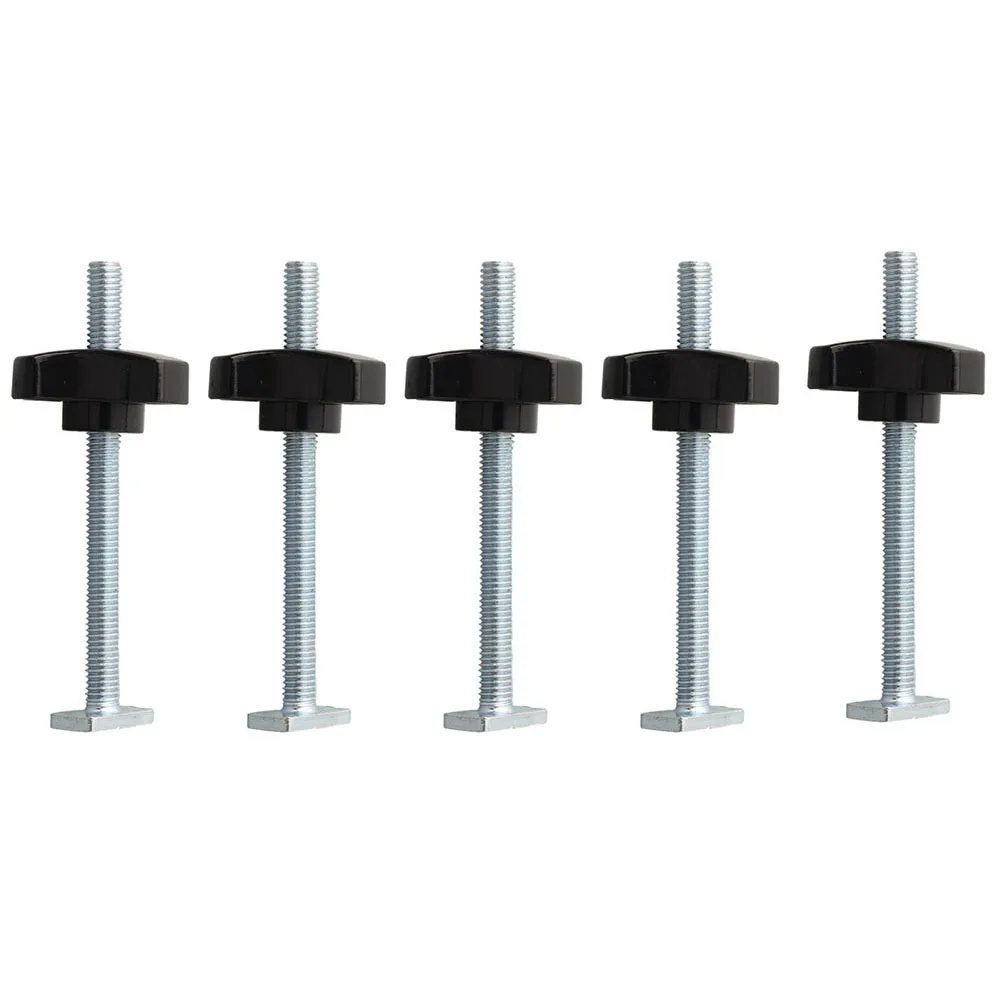 5sets M8 T-Track Bolts Knobs Kit T Slot Bolts And Knobs Clamps T Track Clamp For Woodworking Jigs Screws Nuts Hand Tools
5sets M8 T-Track Bolts Knobs Kit T Slot Bolts And Knobs Clamps T Track Clamp For Woodworking Jigs Screws Nuts Hand Tools