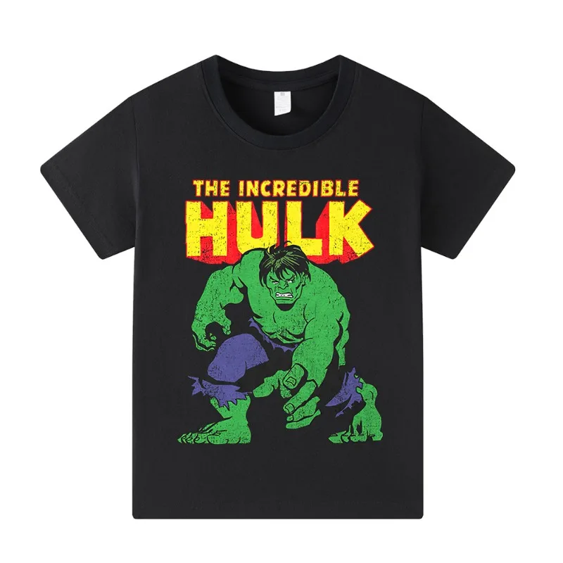 2025 Hulk New Summer Fashion Printed T-shirt Pure Cotton Round Neck Short Sleeve Boys' and Girls' Universal Fashion Clothing
2025 Hulk New Summer Fashion Printed T-shirt Pure Cotton Round Neck Short Sleeve Boys' and Girls' Universal Fashion Clothing