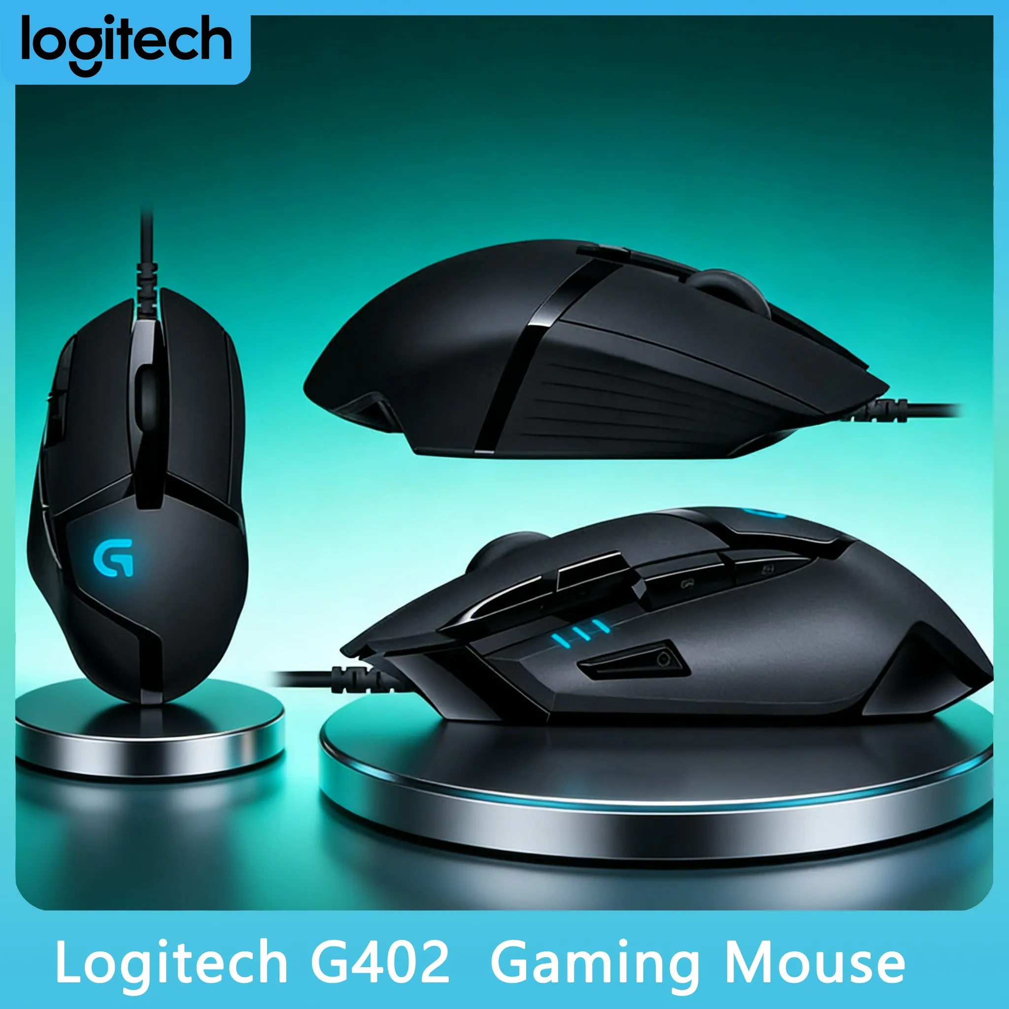 Игровая мышь Logitech G402 с RGB-подсветкой, 4000 DPI, высокоскоростное отслеживание
Игровая мышь Logitech G402 с RGB-подсветкой, 4000 DPI, высокоскоростное отслеживание