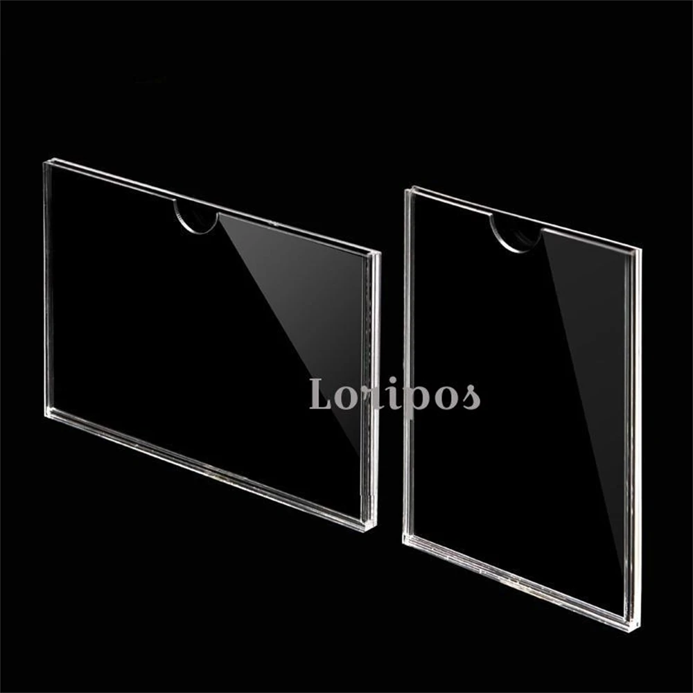 Multi Sizes Transparent Clear Frame Acrylic Double-layer Acrylic Tag Frame Label Hodler A6 A5 A4 Card Cover Sign Photo Frame
Multi Sizes Transparent Clear Frame Acrylic Double-layer Acrylic Tag Frame Label Hodler A6 A5 A4 Card Cover Sign Photo Frame