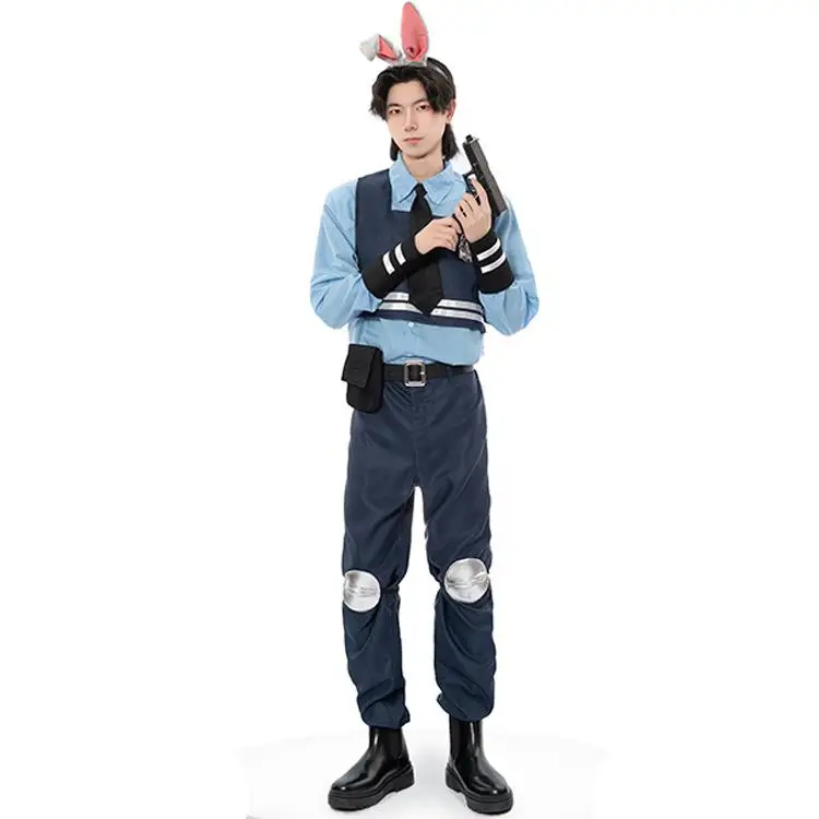 Halloween Crazy Animal City Cosplay Judy Police Performance Costume Cartoon Rabbit Men's Police Chief Stage 2041 Women's Hanfu
Halloween Crazy Animal City Cosplay Judy Police Performance Costume Cartoon Rabbit Men's Police Chief Stage 2041 Women's Hanfu