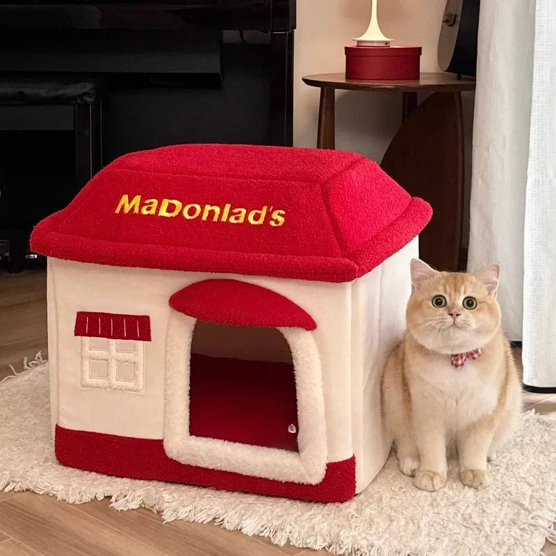 DUNDUNGOW Meow Danglao Cat Nest Warm Removable and Washable Closed Bed House Small Dog Nest Cat Villa Pet House
DUNDUNGOW Meow Danglao Cat Nest Warm Removable and Washable Closed Bed House Small Dog Nest Cat Villa Pet House