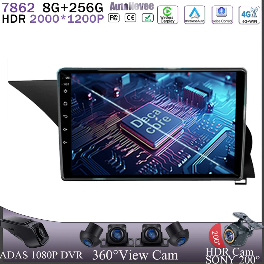 For Mercedes Benz classe GLK X204 2012-2015 Car Radio DVD Android 13 Multimedia GPS Navigation Track Head Unit Stereo No 2Din BT
For Mercedes Benz classe GLK X204 2012-2015 Car Radio DVD Android 13 Multimedia GPS Navigation Track Head Unit Stereo No 2Din BT