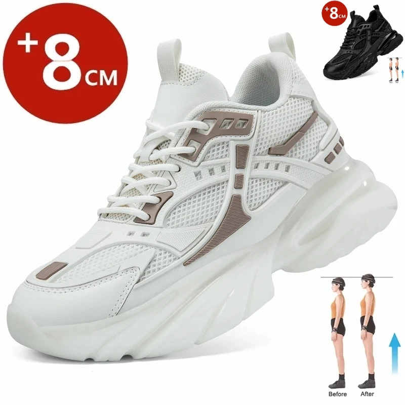High Quality Casual Sports Elevator Shoes Height Boosting Dad Shoes for Men Hidden Heels Increase Insole 8CM Unisex Lift Sneaker
High Quality Casual Sports Elevator Shoes Height Boosting Dad Shoes for Men Hidden Heels Increase Insole 8CM Unisex Lift Sneaker