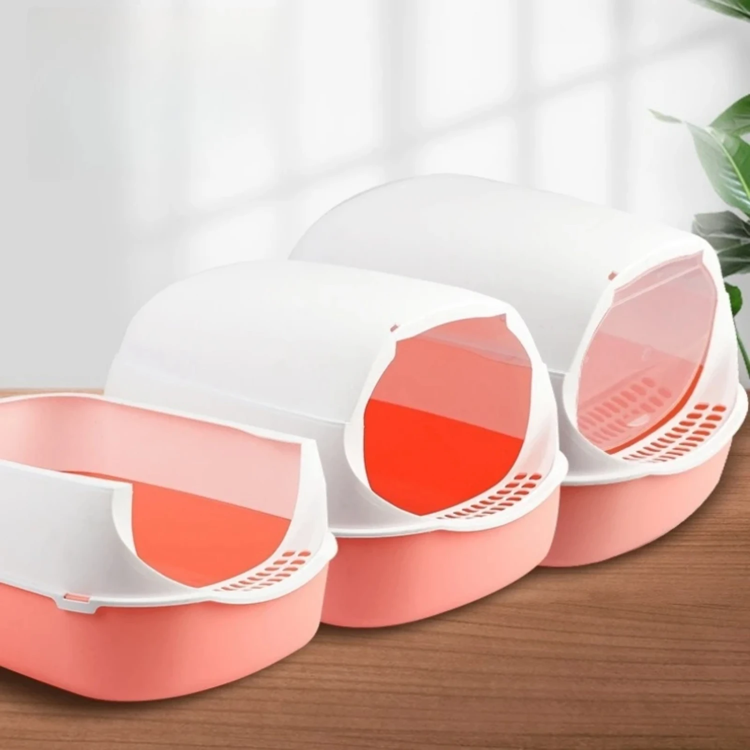 Convenient, Spillproof, and Odor-Free Plastic Cat Sandbox - Fully Enclosed and Pleasant Anti-Splash Litter Box for Kittens - Ide
Convenient, Spillproof, and Odor-Free Plastic Cat Sandbox - Fully Enclosed and Pleasant Anti-Splash Litter Box for Kittens - Ide