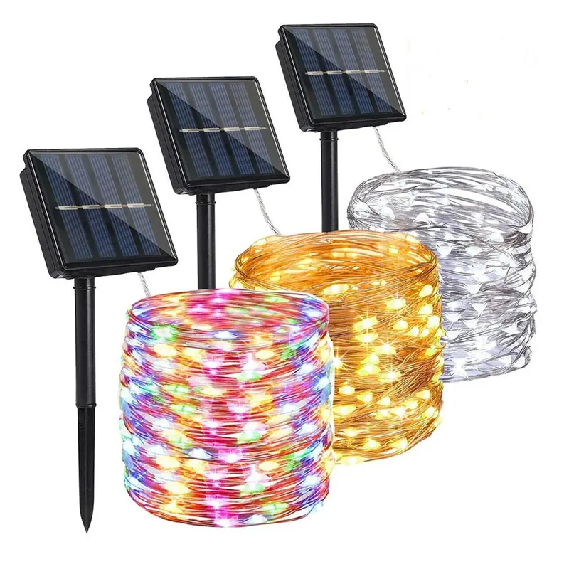 Fairy Holiday light Strip Copper Wire Solar LED String lamp Decor Garden Lawn Wedding X'mas Party Ambiance Light 10M 20M
Fairy Holiday light Strip Copper Wire Solar LED String lamp Decor Garden Lawn Wedding X'mas Party Ambiance Light 10M 20M