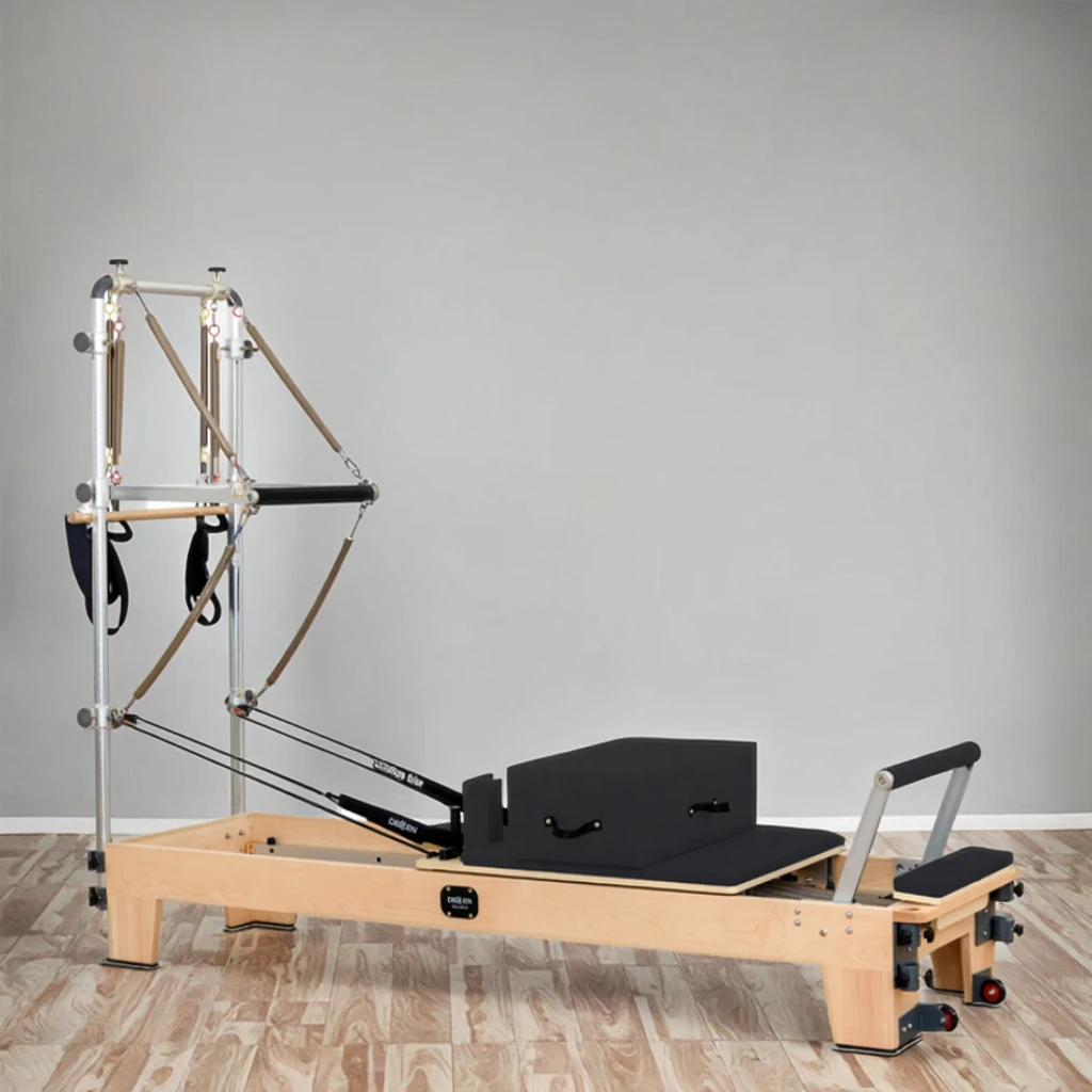Pilates Reformer Gym Equipment Wood Material Two-in- One Core Bed With Tower for Bodybuilding Pilates/Yoga Studio
Pilates Reformer Gym Equipment Wood Material Two-in- One Core Bed With Tower for Bodybuilding Pilates/Yoga Studio