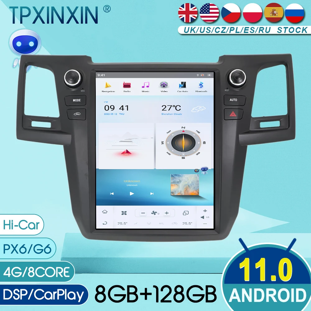 Магнитола для Toyota Fortuner 10,0-2015/HILUX, автомобильная стереомагнитола на платформе Android с экраном, Магнитола Tesla, радио, автомобильное GPS-навигацион...
Магнитола для Toyota Fortuner 10,0-2015/HILUX, автомобильная стереомагнитола на платформе Android с экраном, Магнитола Tesla, радио, автомобильное GPS-навигацион...