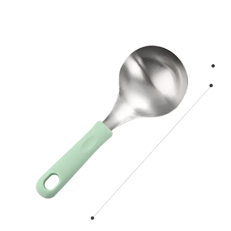 *Food Grade Stainless Steel Short Handle Spoon Household Large Soup Spoon Silicone Handle Hot Pot Spoon
*Food Grade Stainless Steel Short Handle Spoon Household Large Soup Spoon Silicone Handle Hot Pot Spoon
