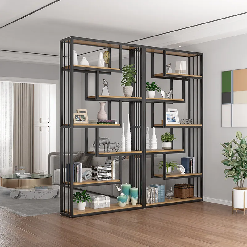 Wrought iron partition rack floor-to-ceiling industrial style dining room screen display rack office multi-layer entrance
Wrought iron partition rack floor-to-ceiling industrial style dining room screen display rack office multi-layer entrance