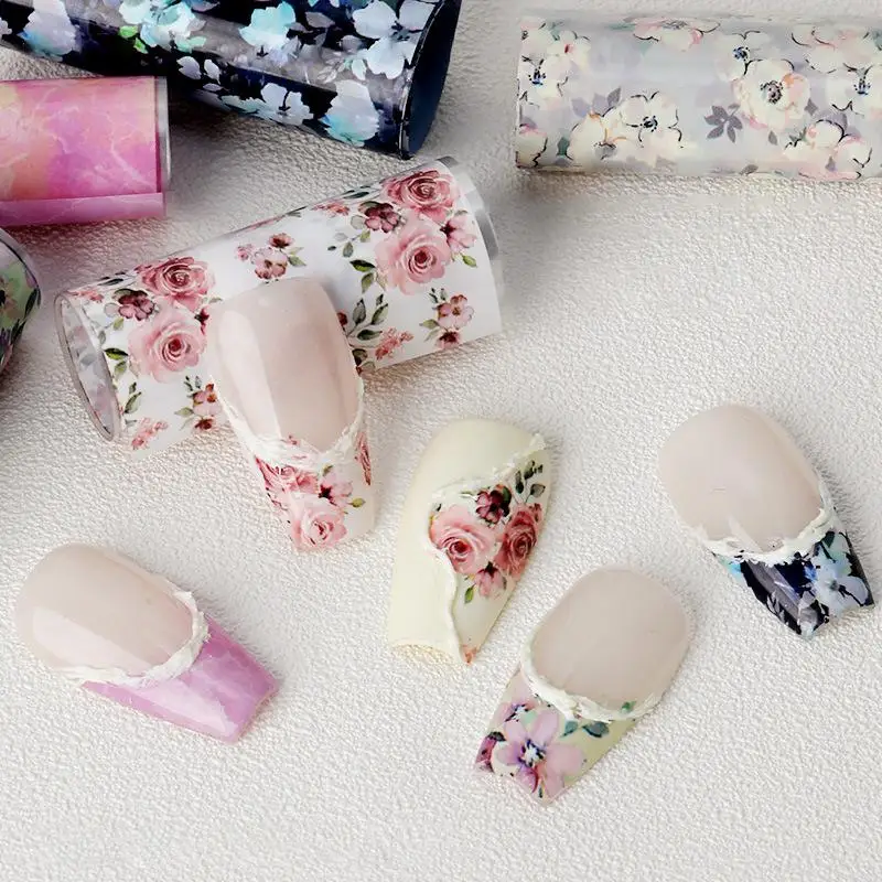 Flower Nail Foils 50pcs Transfer Paper Stickers for Home DIY Floral Nails Party Beauty Decoration Gift
Flower Nail Foils 50pcs Transfer Paper Stickers for Home DIY Floral Nails Party Beauty Decoration Gift