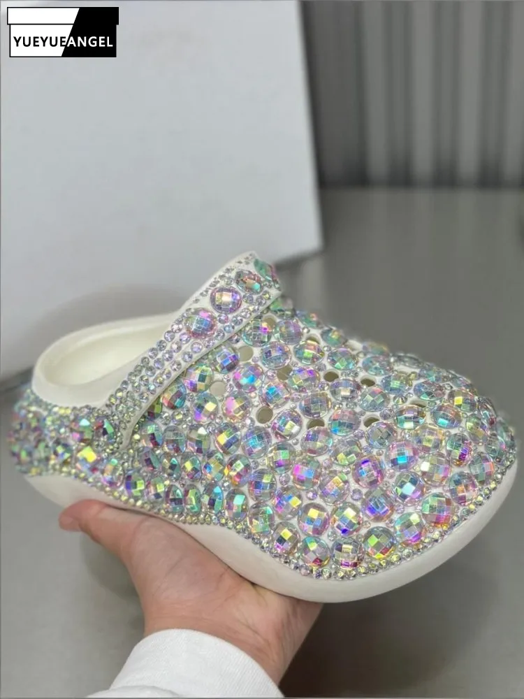 Leisure Fashion Female Summer Wearing Outside Round Toe Platform Slippers Solid Color Slip On Diamonds Height Increase Footwear
Leisure Fashion Female Summer Wearing Outside Round Toe Platform Slippers Solid Color Slip On Diamonds Height Increase Footwear