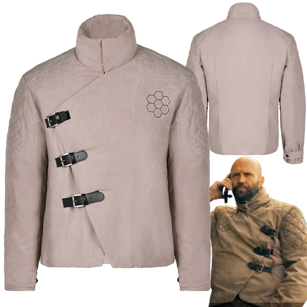 Mr Clay Cosplay Beekeeping Work Clothes Top 2024 Movie Beekeeper Disguise Jacket Costume Men Halloween Roleplay Fantasia Outfits
Mr Clay Cosplay Beekeeping Work Clothes Top 2024 Movie Beekeeper Disguise Jacket Costume Men Halloween Roleplay Fantasia Outfits