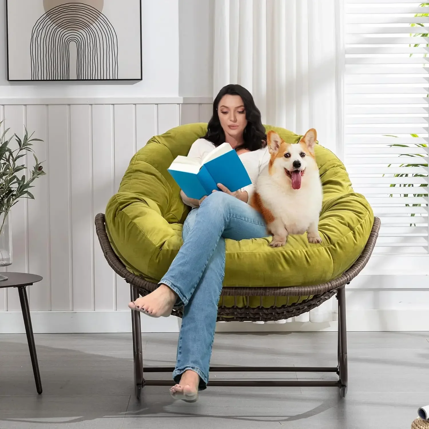 Rocker Egg Chair for Front Porch, Garden, Patio, Backyard Olive baby bouncer baby rocking chair
Rocker Egg Chair for Front Porch, Garden, Patio, Backyard Olive baby bouncer baby rocking chair