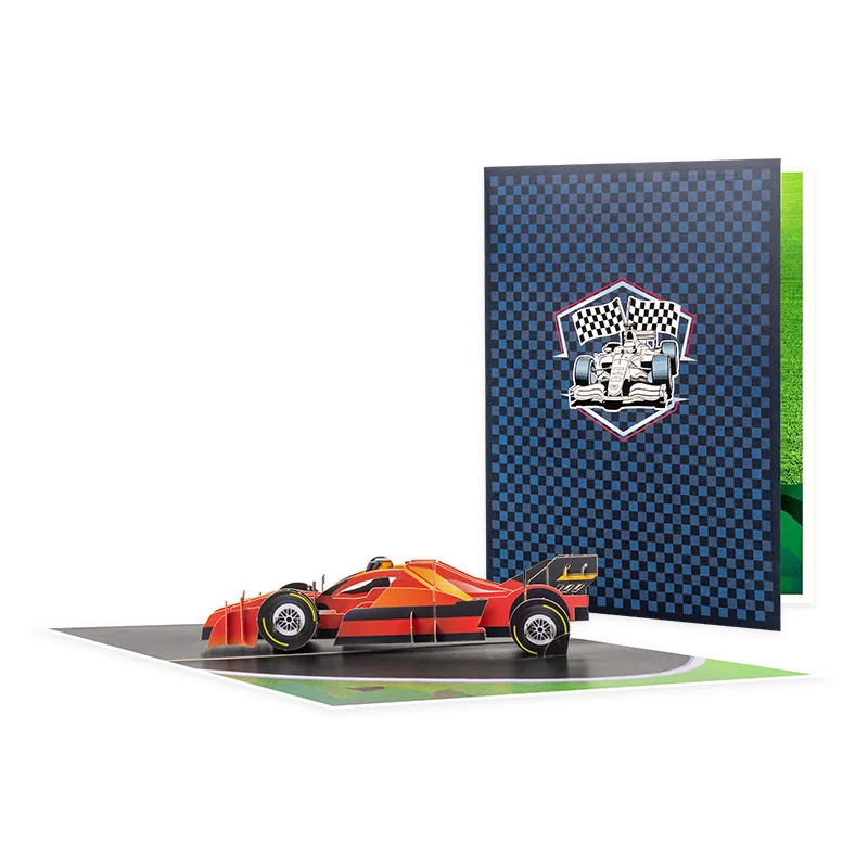 2Pcs Creative 3D Racing Car Greeting Card: Handmade Paper Sculpture Birthday Gift – New Sports-Themed Card
2Pcs Creative 3D Racing Car Greeting Card: Handmade Paper Sculpture Birthday Gift – New Sports-Themed Card