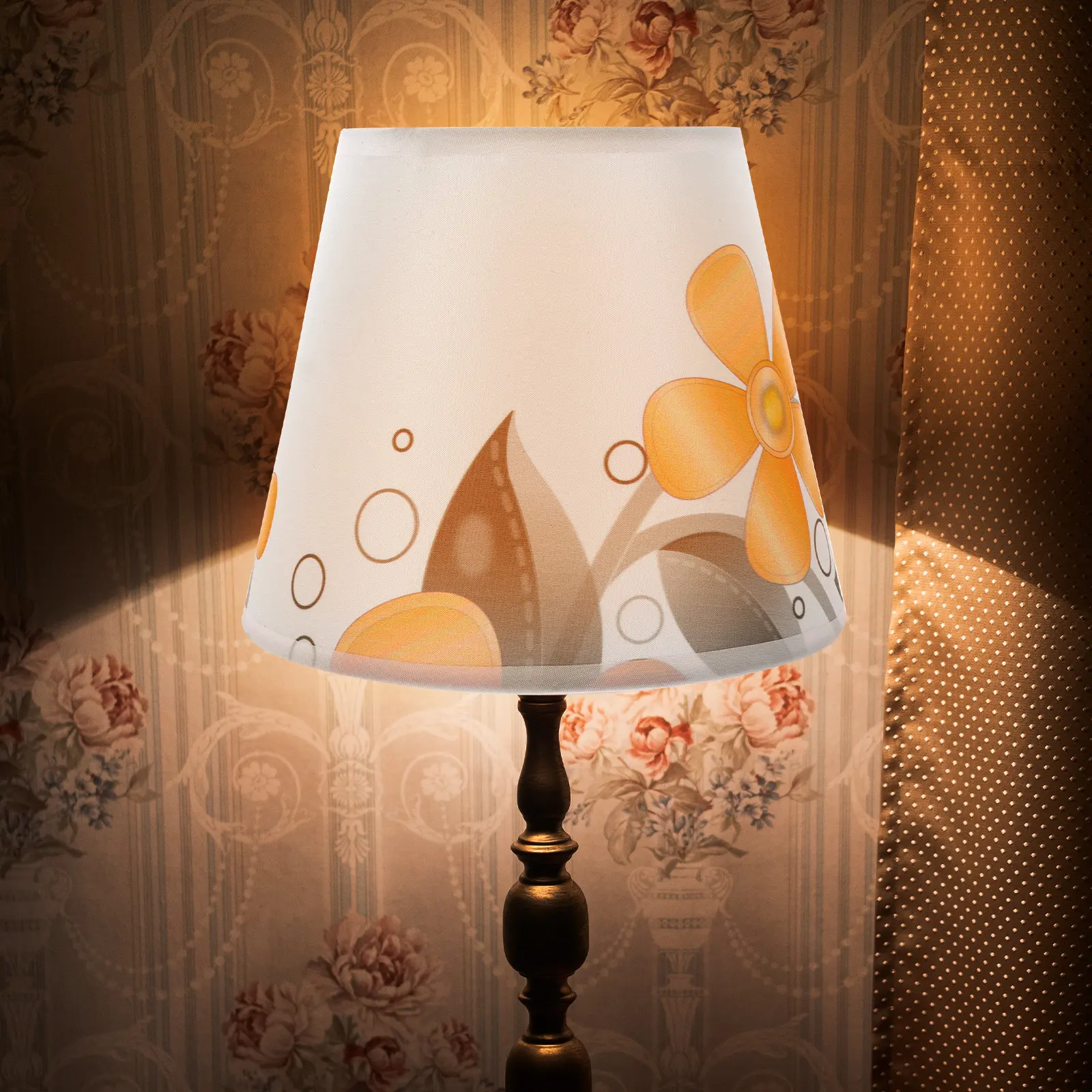 E27 Lamp Shade 17cm Flower Design Fabric Table Pendant Wall Light Cover Decorative Lampshade Modern Home Style Soft Light
E27 Lamp Shade 17cm Flower Design Fabric Table Pendant Wall Light Cover Decorative Lampshade Modern Home Style Soft Light