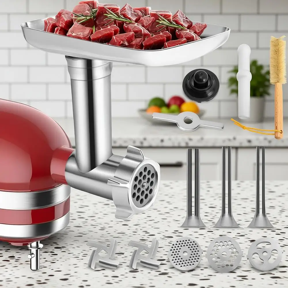 Насадка для мясорубки, из нержавеющей стали, аксессуар для мясорубки или миксера
Насадка для мясорубки, из нержавеющей стали, аксессуар для мясорубки или миксера