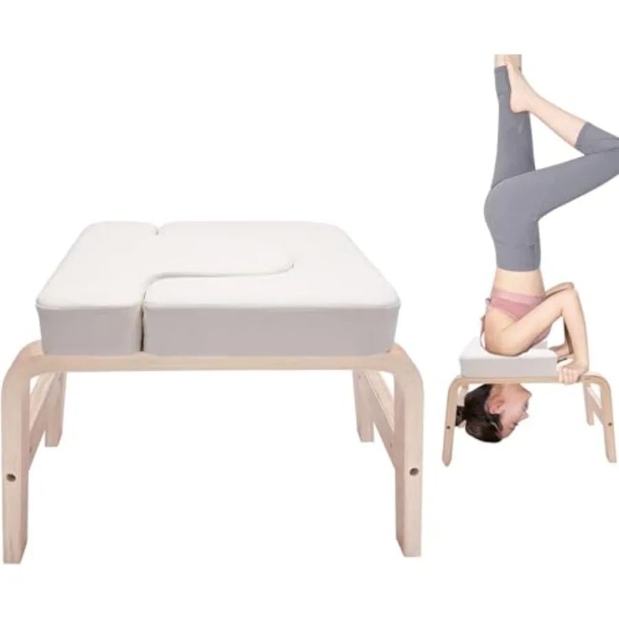 Headstand, Yoga Headstand Bench, Sturdy Wooden Headstand Stool with Cushion, Feet Up Trainer Headstand Stool
Headstand, Yoga Headstand Bench, Sturdy Wooden Headstand Stool with Cushion, Feet Up Trainer Headstand Stool