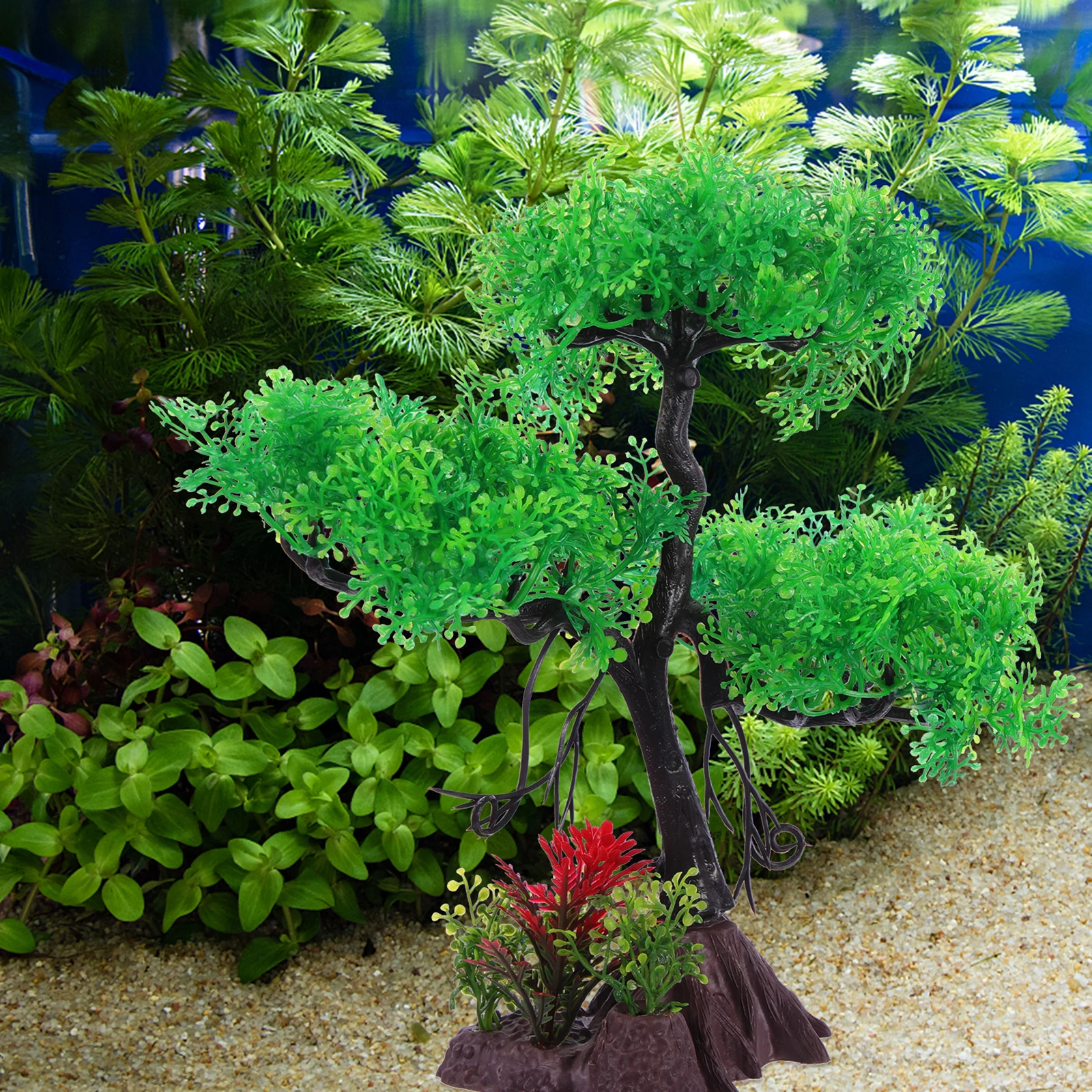 Aquarium Plant Decoration Lifelike Plastic Fish Tank Plants for Freshwater Supplies Grass Artificial L scaping nament 
Aquarium Plant Decoration Lifelike Plastic Fish Tank Plants for Freshwater Supplies Grass Artificial L scaping nament