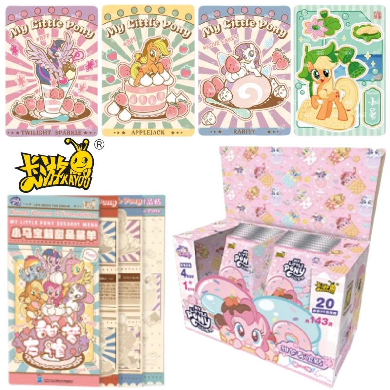 KAYOU Original Box Genuine My Little Pony Card Sweet Dream Friendship Paste Sprouting Bag Animation Theme Game Collection Gift
KAYOU Original Box Genuine My Little Pony Card Sweet Dream Friendship Paste Sprouting Bag Animation Theme Game Collection Gift