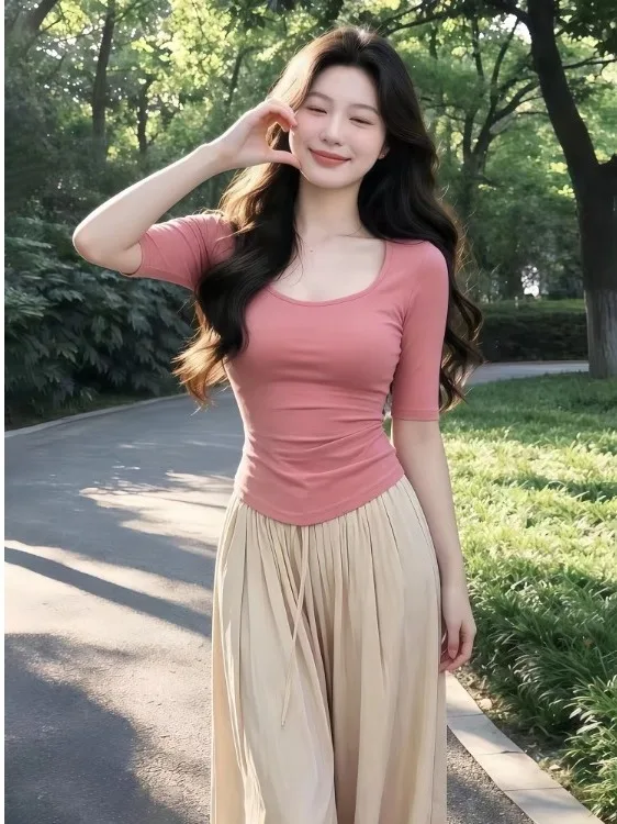Summer Chic Sweet Small Size Fashion Set Women's 2026 New Korean Style Youthful Dressing Whole Set Trendy Breathable Polyester
Summer Chic Sweet Small Size Fashion Set Women's 2026 New Korean Style Youthful Dressing Whole Set Trendy Breathable Polyester