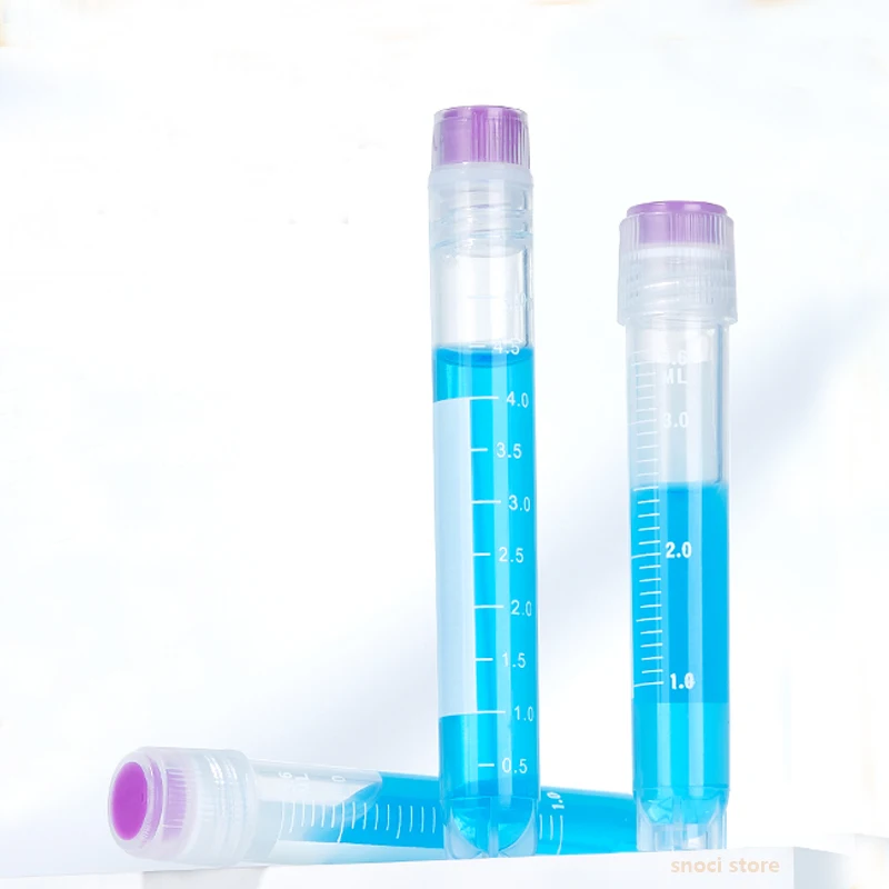 Cryovials Freezing tube PP Cryotube Frozen storage tube, Liquid Sample Vials with Internal Thread Sterile cryopreservation Tube
Cryovials Freezing tube PP Cryotube Frozen storage tube, Liquid Sample Vials with Internal Thread Sterile cryopreservation Tube
