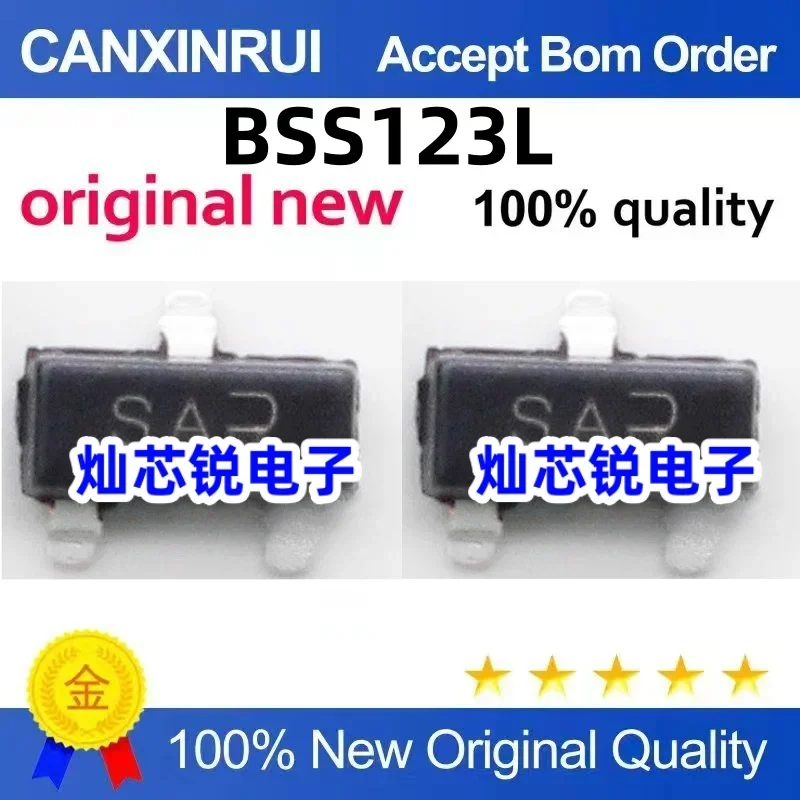 (5-100 pieces) BSS123L BSS123 SMT STO23-3 silk screen SA N-channel MOSFET
(5-100 pieces) BSS123L BSS123 SMT STO23-3 silk screen SA N-channel MOSFET
