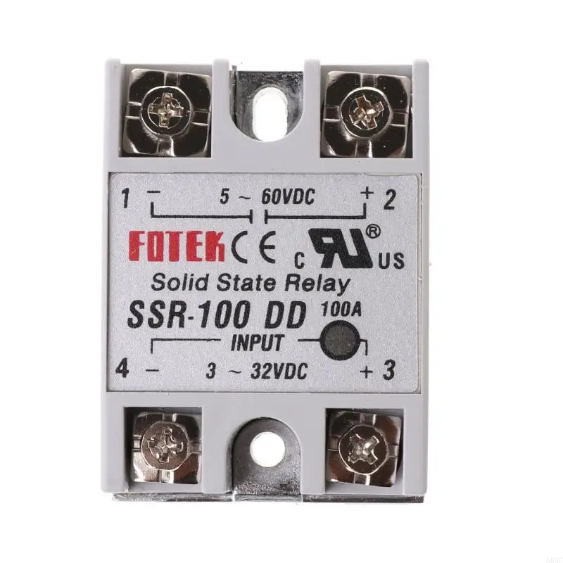 N84C SSR-100 DD Сплошной реле модуля 100A 3-32V для входа 5-60 В для вывода постоянного тока
N84C SSR-100 DD Сплошной реле модуля 100A 3-32V для входа 5-60 В для вывода постоянного тока