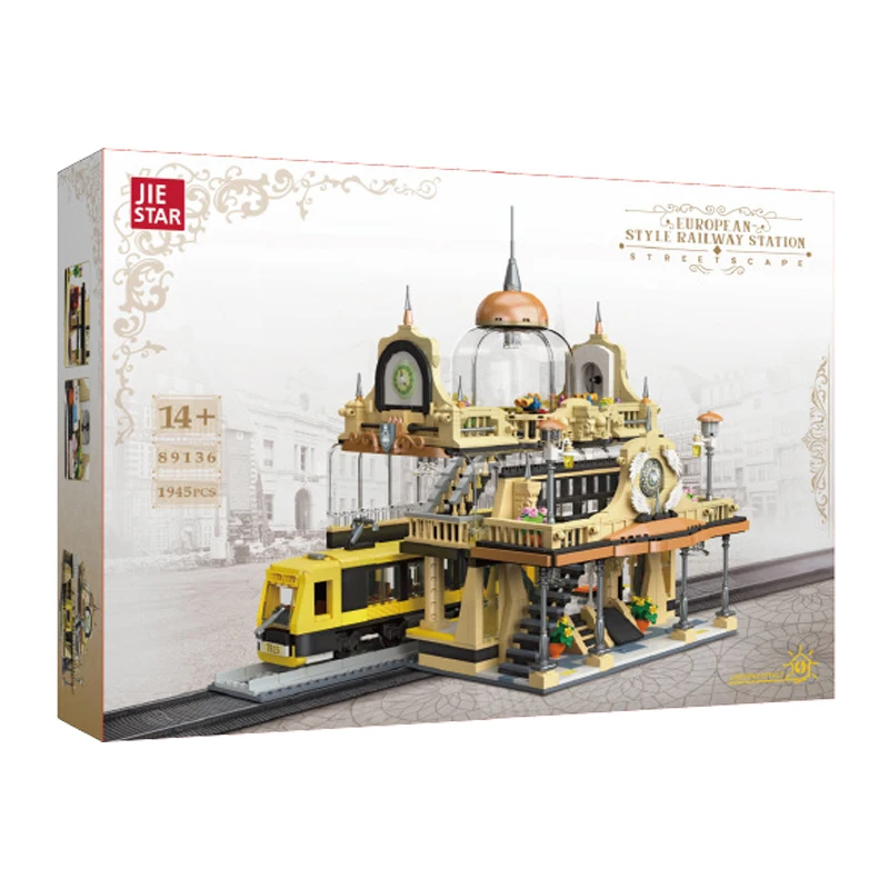 IN STOCK 89136 MOC Construction European Style Train Station Building Blocks Bricks Assembling Toys for Boys Christmas Gift Set
IN STOCK 89136 MOC Construction European Style Train Station Building Blocks Bricks Assembling Toys for Boys Christmas Gift Set