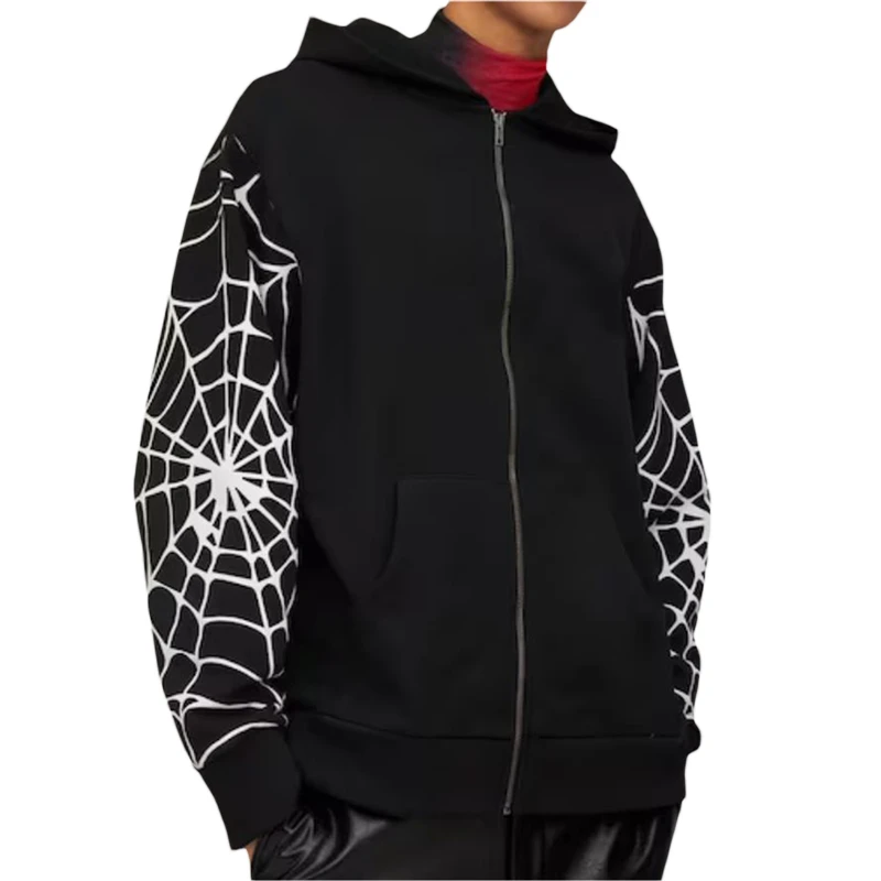 y2k Sweatshirt Men Women Aesthetic Clothes Web Print Long Sleeve Tops Oversized Hoodie Zip Up Coat Gothic Clothing Streetwear
y2k Sweatshirt Men Women Aesthetic Clothes Web Print Long Sleeve Tops Oversized Hoodie Zip Up Coat Gothic Clothing Streetwear