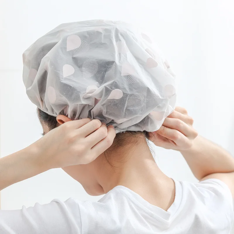 Bashroom Shower Waterproof Cap Thicken Elastic Bath Hat Bathing Cap for Women Hair Salon Bashroom Supplies Women Shower Caps
Bashroom Shower Waterproof Cap Thicken Elastic Bath Hat Bathing Cap for Women Hair Salon Bashroom Supplies Women Shower Caps