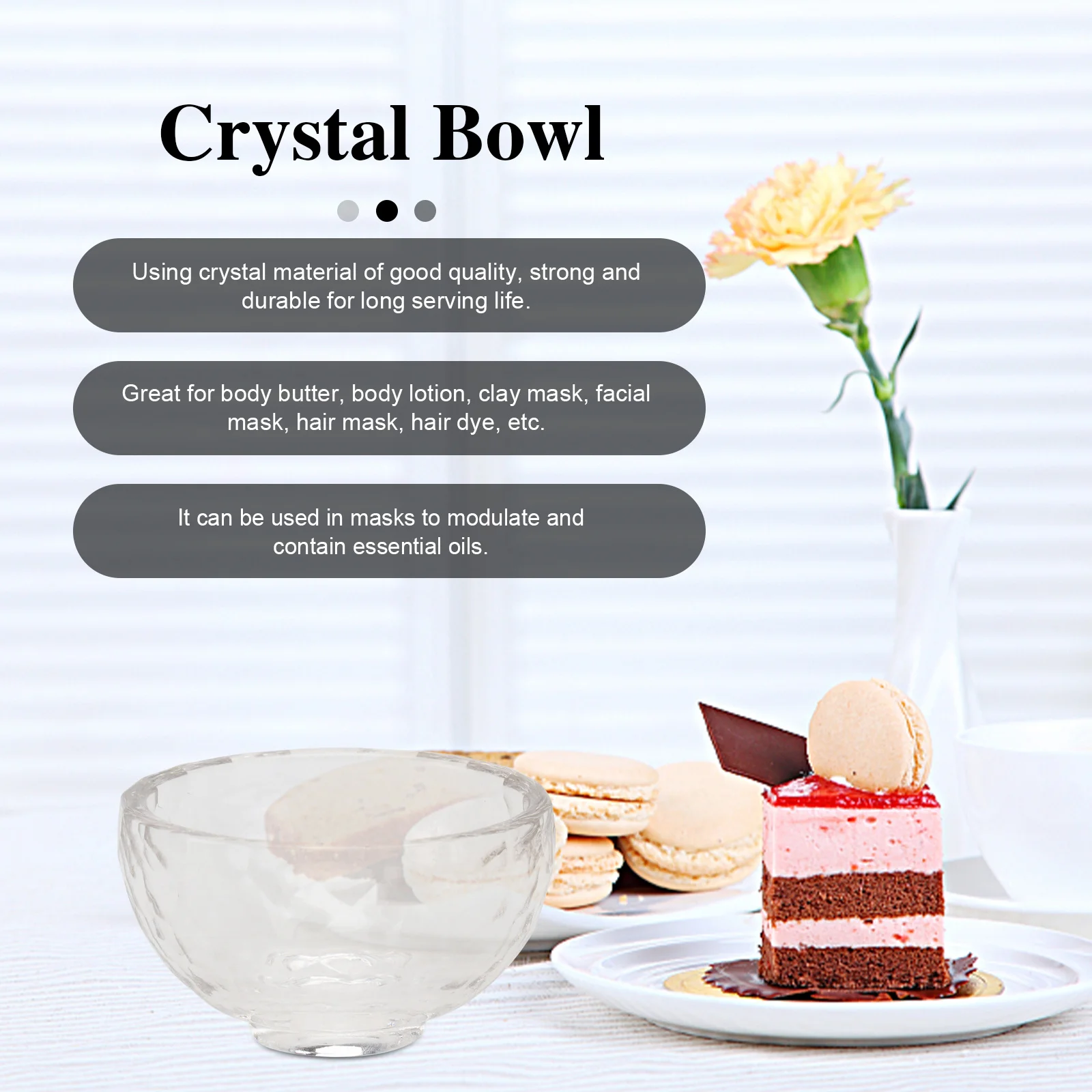 2Pcs Elegant Crystal Bowl Set Large Capacity for DIY Face Mask Mixing Body Lotion Mud Mask Storage Beauty Tool Skincare Supplies
2Pcs Elegant Crystal Bowl Set Large Capacity for DIY Face Mask Mixing Body Lotion Mud Mask Storage Beauty Tool Skincare Supplies
