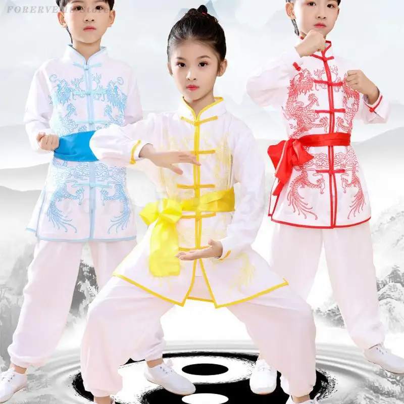 Kids Kung Fu Uniform Chinese Martial Arts Costume Children Wushu Taichi Outfit Performance Stage Clothes Boy Girl Training Suit
Kids Kung Fu Uniform Chinese Martial Arts Costume Children Wushu Taichi Outfit Performance Stage Clothes Boy Girl Training Suit