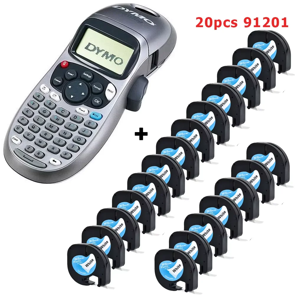 Dymo Letratag 100H Dymo LT100H LT-100H, Plus 20 рулонов белая пластиковая лента 91201
Dymo Letratag 100H Dymo LT100H LT-100H, Plus 20 рулонов белая пластиковая лента 91201