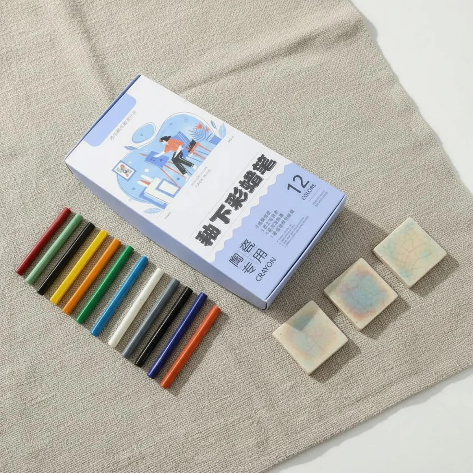 12 Colors 12 Color Underglaze Crayons Heat-Resistant Ceramic Underglaze Crayon Set Pottery Coloring Pencils Shading Art Supply
12 Colors 12 Color Underglaze Crayons Heat-Resistant Ceramic Underglaze Crayon Set Pottery Coloring Pencils Shading Art Supply
