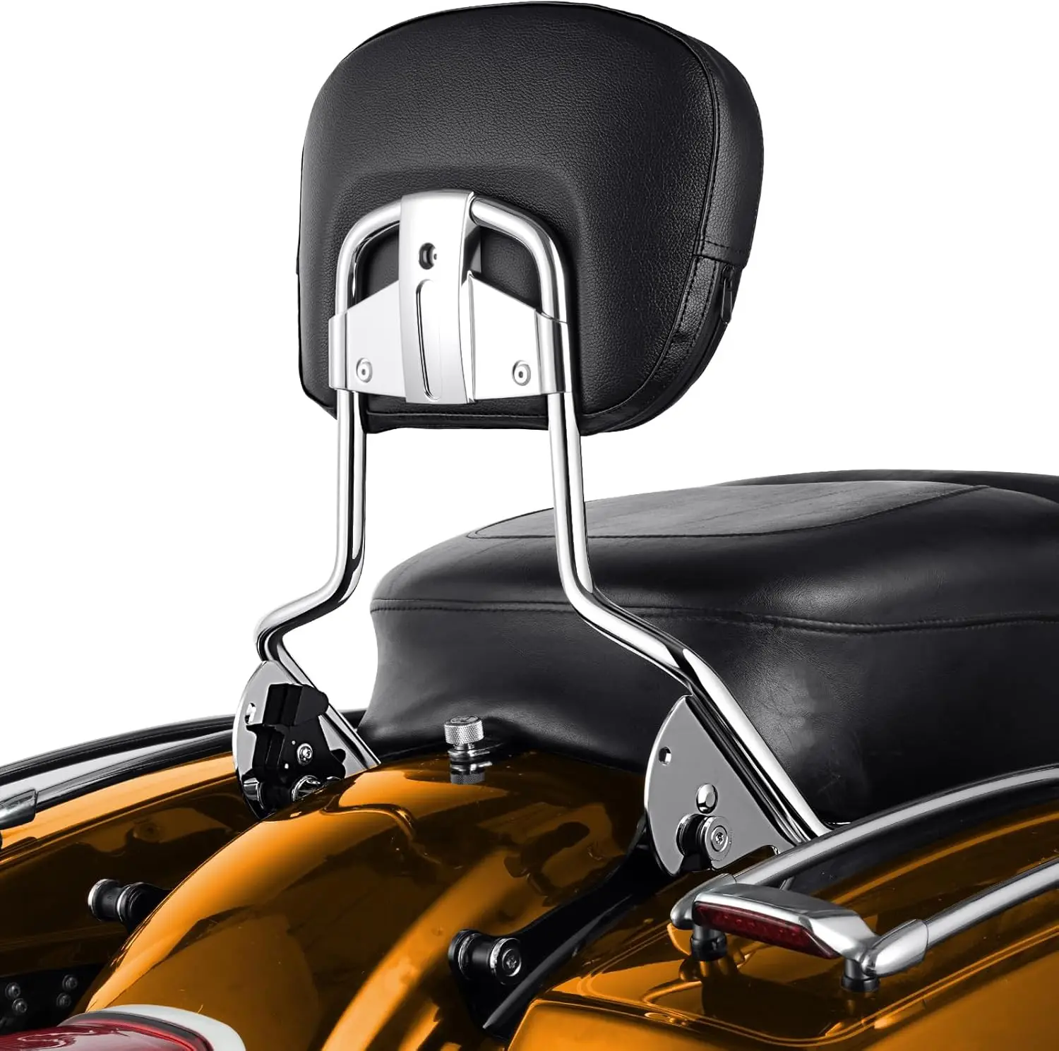 Passenger Backrest Sissy Bar, Detachable Rear Backrest, Quick Release Sissy Bar Fit for Harley Davidson Touring Street Glide Roa
Passenger Backrest Sissy Bar, Detachable Rear Backrest, Quick Release Sissy Bar Fit for Harley Davidson Touring Street Glide Roa