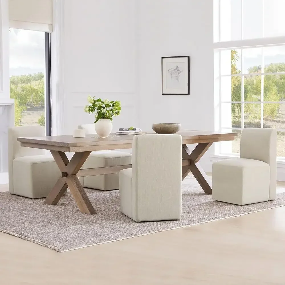 Dining Chairs with Casters Set o 4, SC Certiied Upholstered Armlern Rolling Dining Chairs with Rollers or Bedroom Reading Room L
Dining Chairs with Casters Set o 4, SC Certiied Upholstered Armlern Rolling Dining Chairs with Rollers or Bedroom Reading Room L