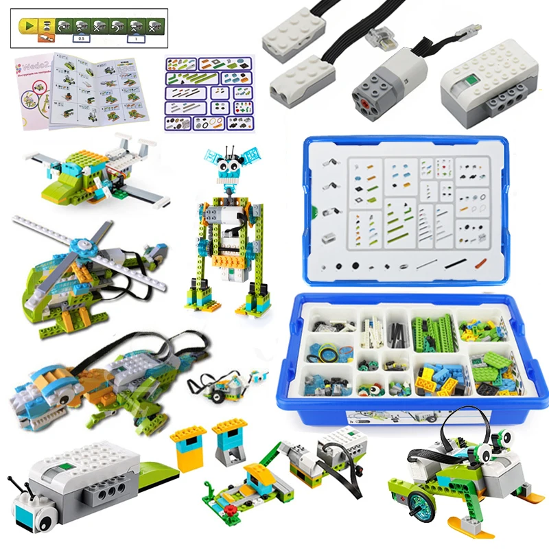NEW Educational and Dacta Mindstorms WeDo 2.0 Core Set Building Blocks Scratch 3.0 Electrics Robotics Programming STEAM DIY Toys
NEW Educational and Dacta Mindstorms WeDo 2.0 Core Set Building Blocks Scratch 3.0 Electrics Robotics Programming STEAM DIY Toys