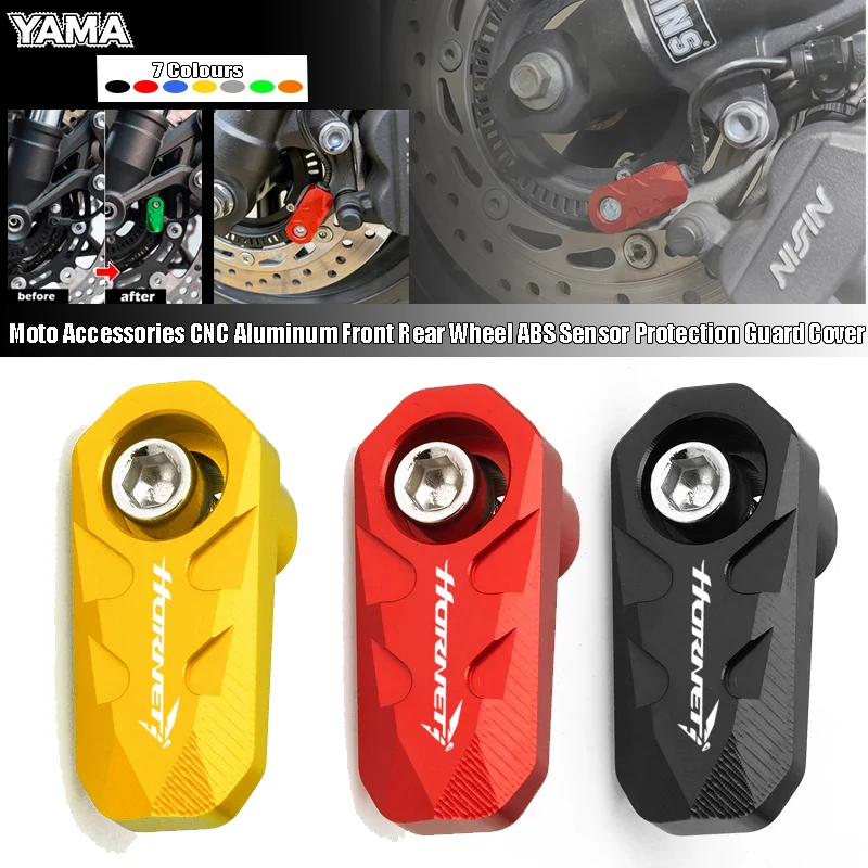 For HONDA CB1000 Hornet SP CB750 HORNET CB 750 1000 Moto Accessories Aluminum Front Rear Wheel ABS Sensor Protection Guard Cover
For HONDA CB1000 Hornet SP CB750 HORNET CB 750 1000 Moto Accessories Aluminum Front Rear Wheel ABS Sensor Protection Guard Cover