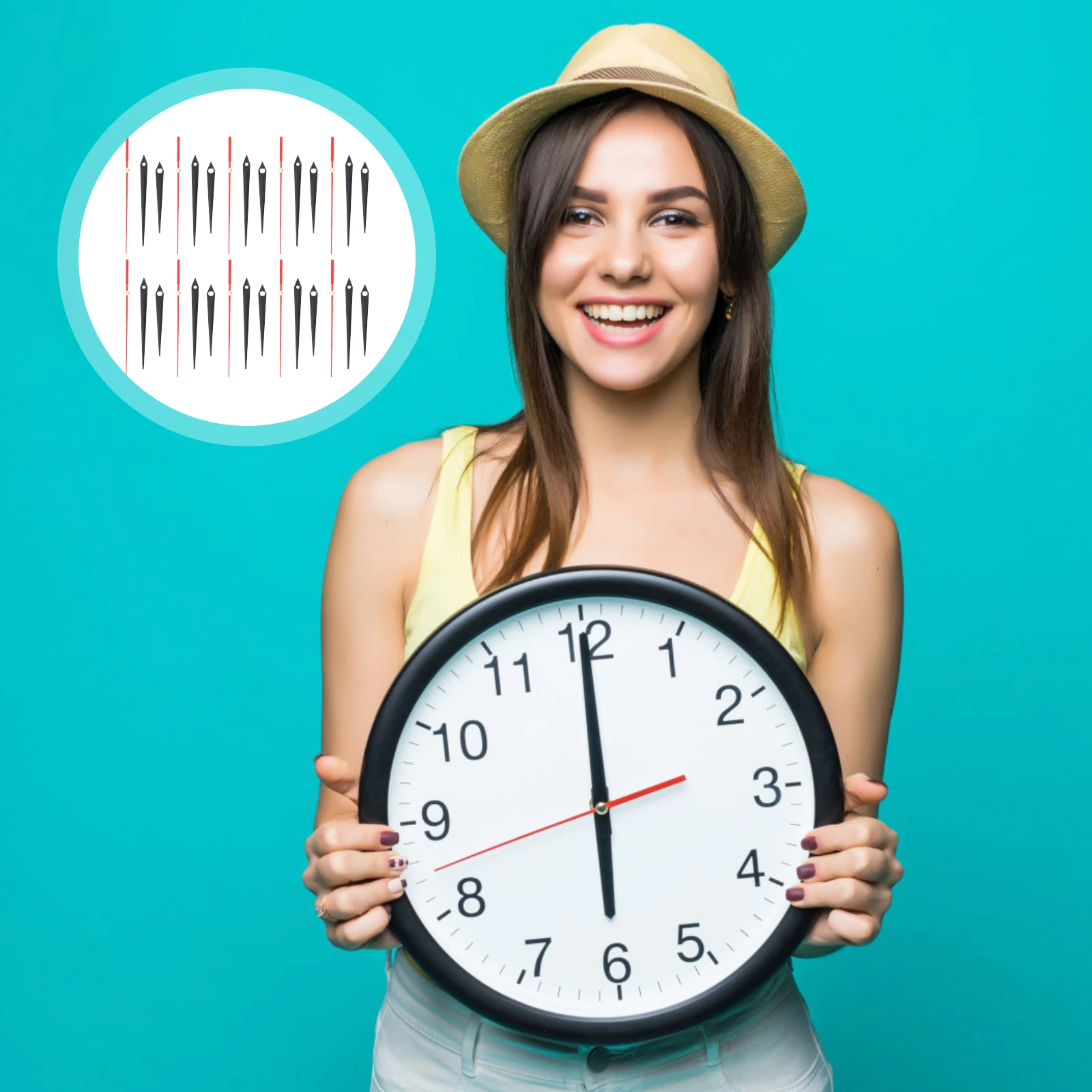 10 Sets Metal Clock Hands Durable Aluminum Classic Non Fading DIY Repair Parts for Wall Clocks Craft Accessories Clock Tools
10 Sets Metal Clock Hands Durable Aluminum Classic Non Fading DIY Repair Parts for Wall Clocks Craft Accessories Clock Tools
