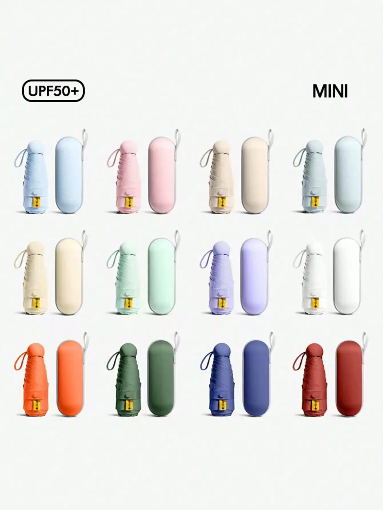 1pc Fashionable Portable Umbrella, Novel Design, Lightweight Capsule Mini Sun Umbrella With UV Protection And Rain Resistance, F
1pc Fashionable Portable Umbrella, Novel Design, Lightweight Capsule Mini Sun Umbrella With UV Protection And Rain Resistance, F
