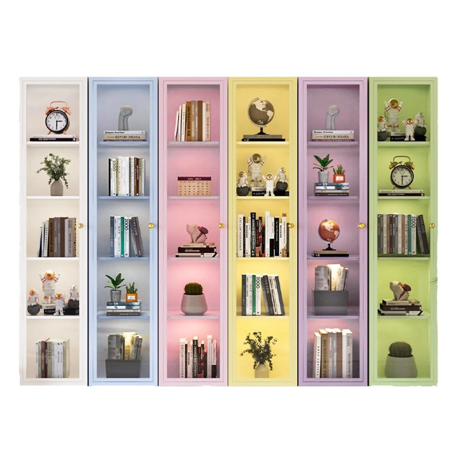 Wrought iron tempered glass door bookshelf modern simple locker French cream style living room home storage display cabinet
Wrought iron tempered glass door bookshelf modern simple locker French cream style living room home storage display cabinet