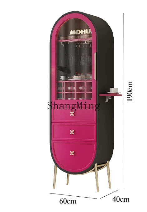 CL Modern Simple Single Door Rose Red Glass Cabinet Integrated Dining Side Dopamine Display Cabinet Next to Desk
CL Modern Simple Single Door Rose Red Glass Cabinet Integrated Dining Side Dopamine Display Cabinet Next to Desk