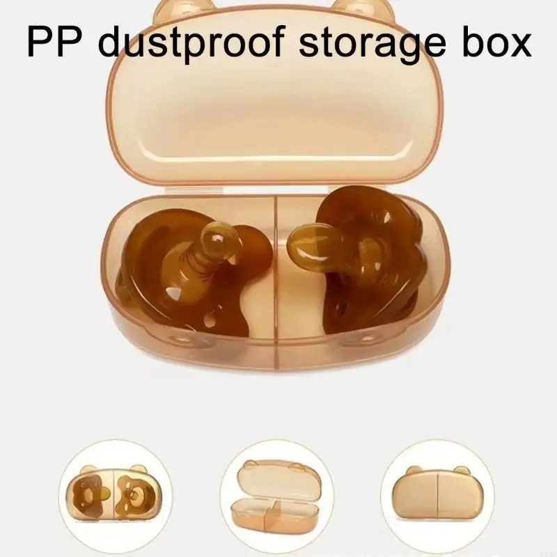 F19F Newborn Soothing Pacifier Set Silicone Baby Pacifier with Storage Box & Chain Comfortable Pacifier for Baby 0 to 6 Month
F19F Newborn Soothing Pacifier Set Silicone Baby Pacifier with Storage Box & Chain Comfortable Pacifier for Baby 0 to 6 Month