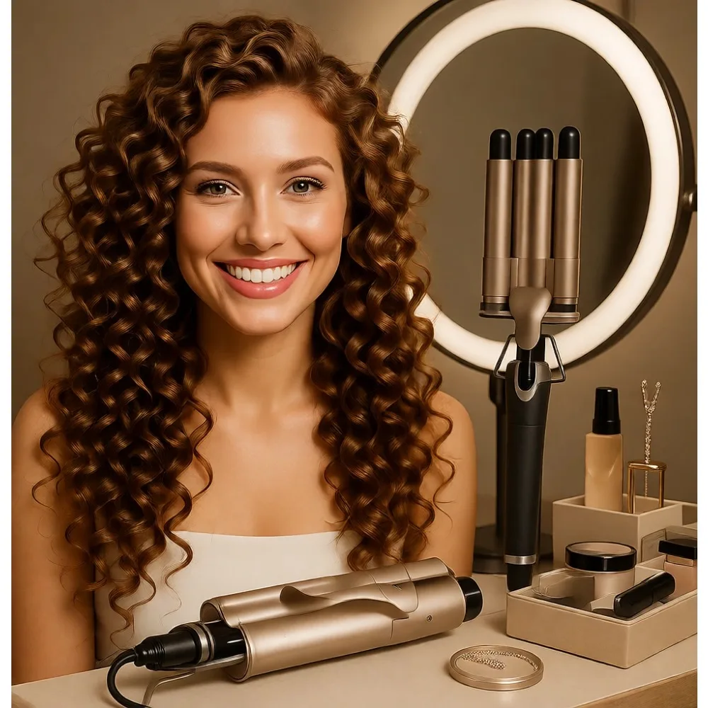 5 Barrel Ceramic Hair Waver 0.6 Inch Dual Temperature Portable Crimper
5 Barrel Ceramic Hair Waver 0.6 Inch Dual Temperature Portable Crimper