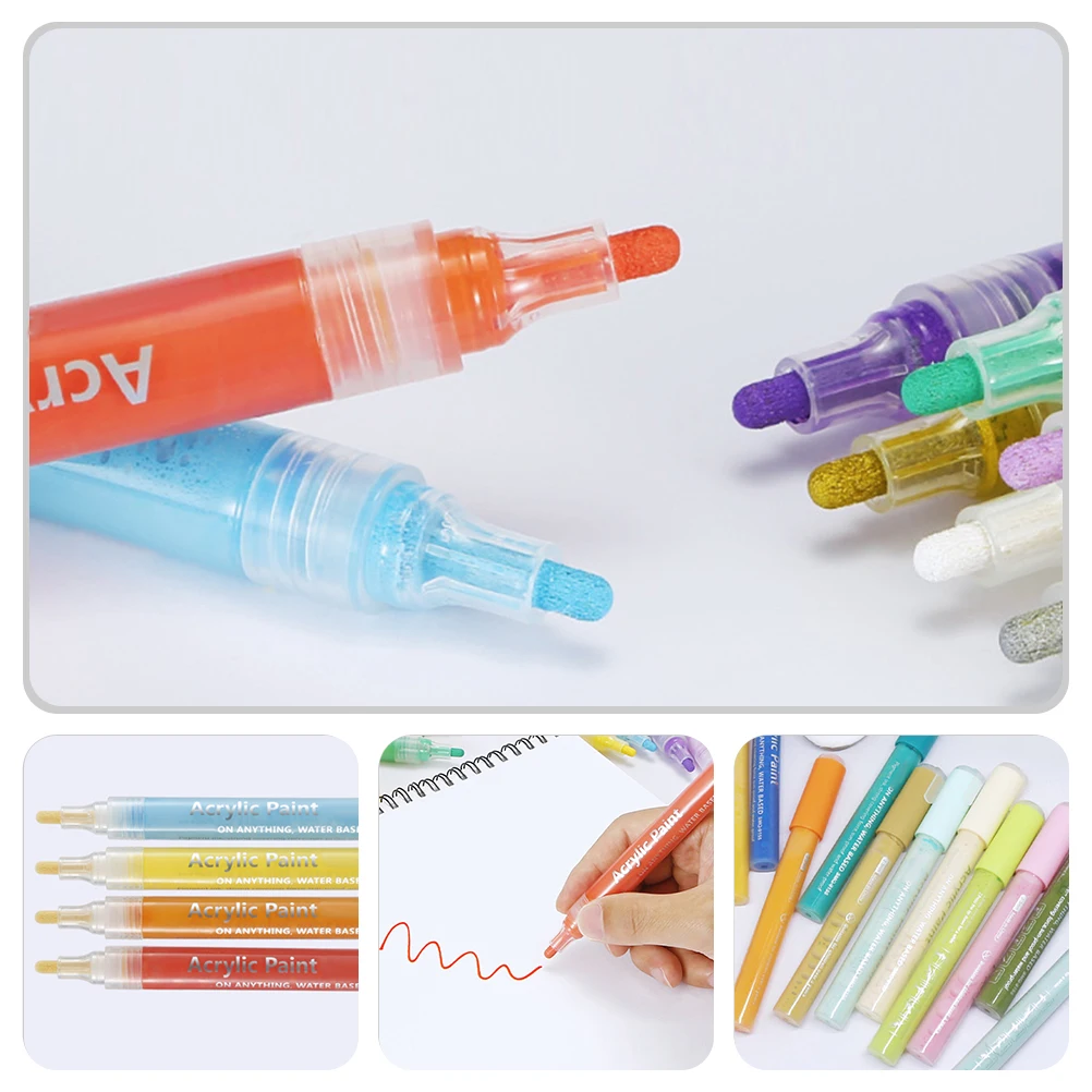 12 Pcs Painted Marker Pen DIY Drawing Pens Markers for Home Students Metal Coloring Pp Craft Washable
12 Pcs Painted Marker Pen DIY Drawing Pens Markers for Home Students Metal Coloring Pp Craft Washable
