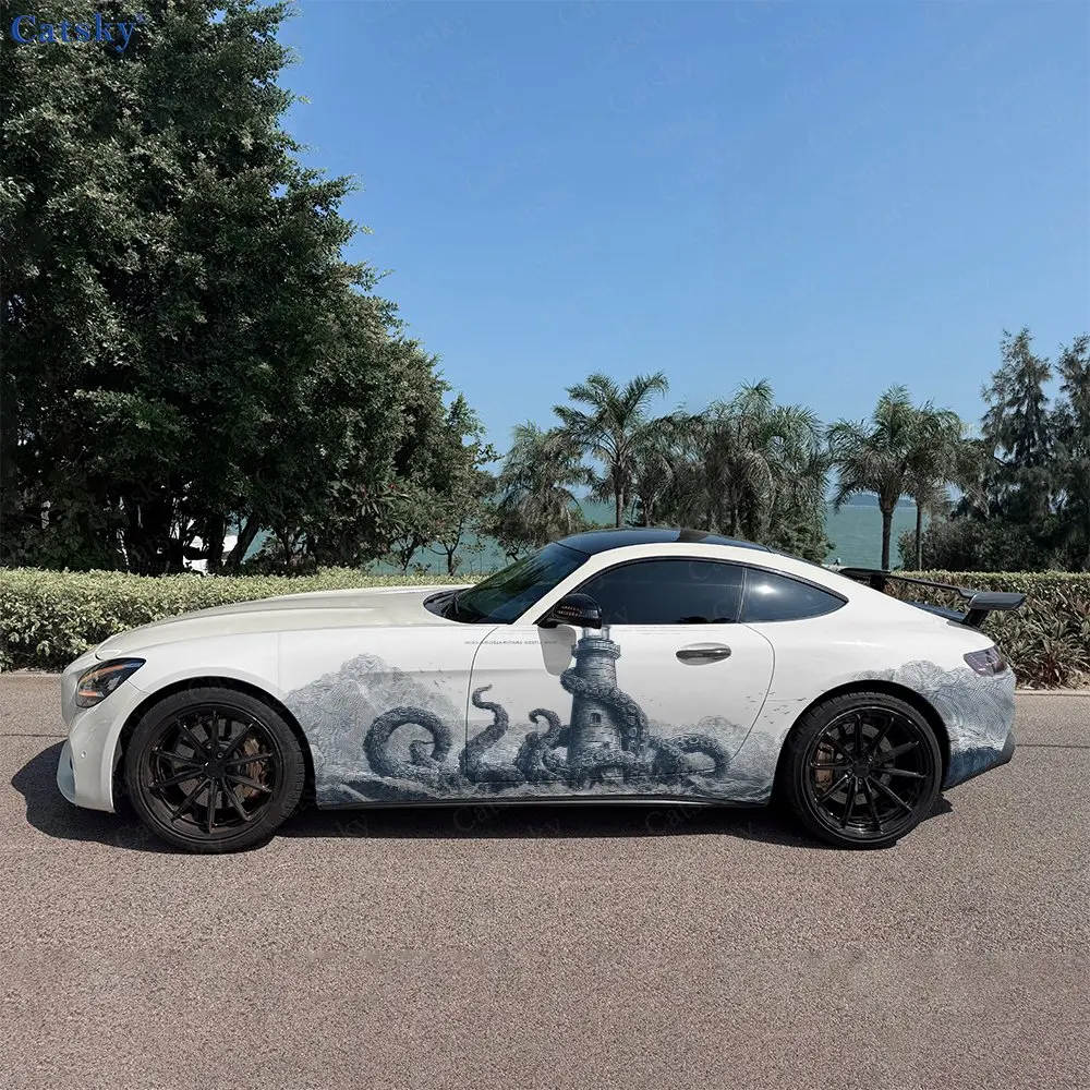2pcs Lighthouse And Kraken Blade, Durable, Fade-resistant, Enhance Vehicle Aesthetics With Bold Artistic Design Car Vinyl Wraps
2pcs Lighthouse And Kraken Blade, Durable, Fade-resistant, Enhance Vehicle Aesthetics With Bold Artistic Design Car Vinyl Wraps