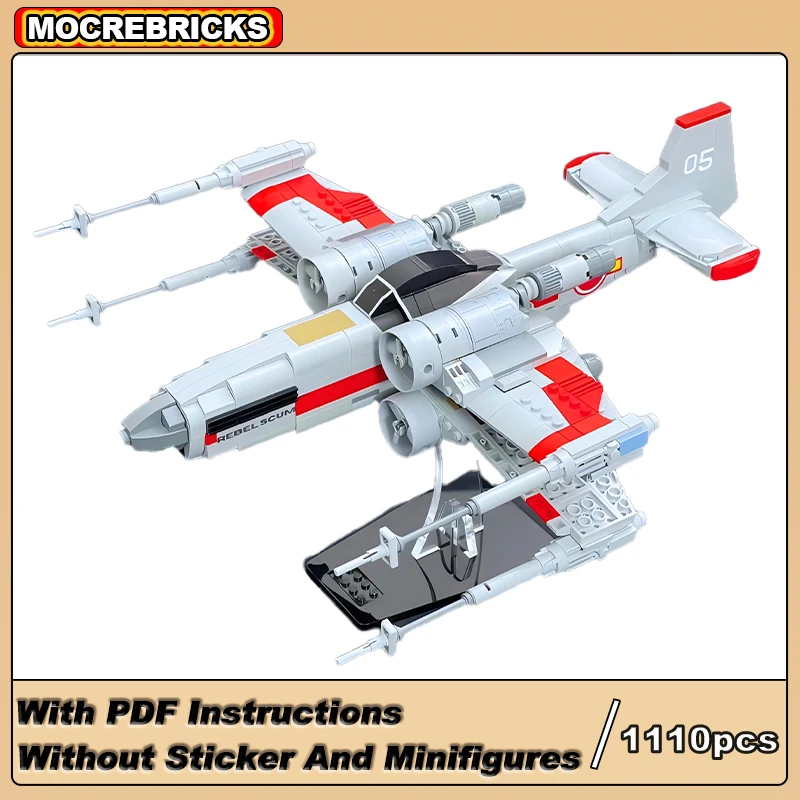 MOC-189117 High-tech Military Spaceship WWII X-51 Mustang Interstellar Fighter Creative Building Blocks Toys Kid's Bricks Gifts
MOC-189117 High-tech Military Spaceship WWII X-51 Mustang Interstellar Fighter Creative Building Blocks Toys Kid's Bricks Gifts