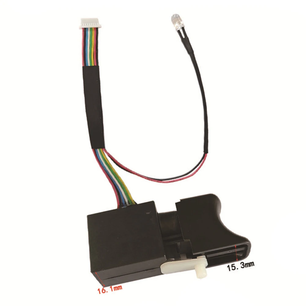 Электрический переключатель-триггер для дрели Dayi A3/2106, аксессуары для бесщеточного аккумуляторного гайковерта
Электрический переключатель-триггер для дрели Dayi A3/2106, аксессуары для бесщеточного аккумуляторного гайковерта