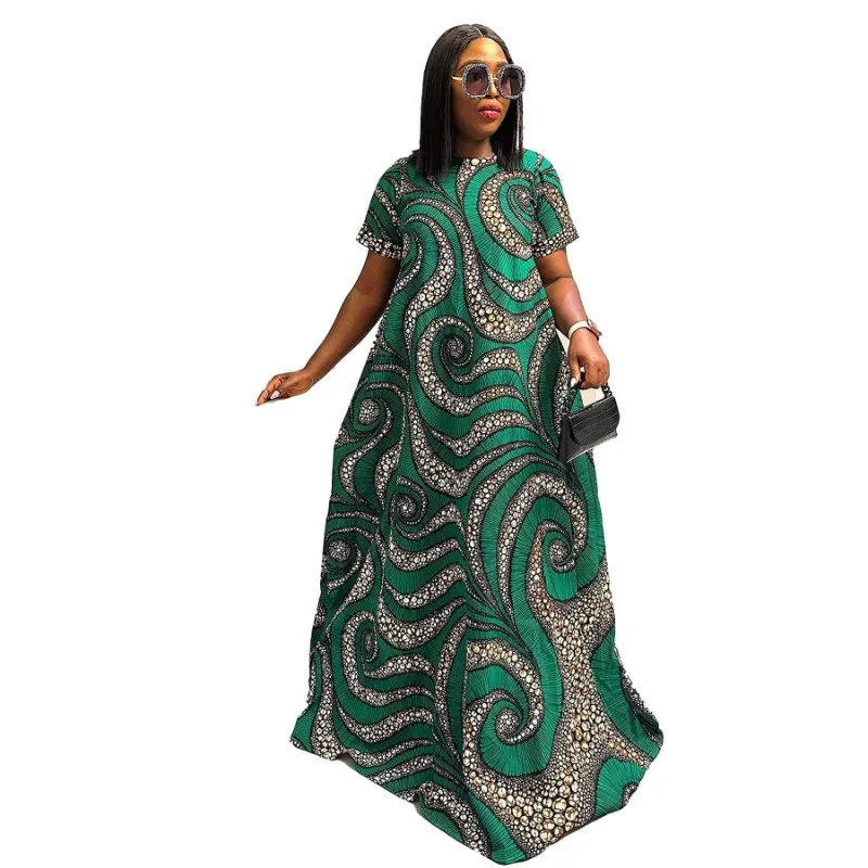 Wsfec L-3XL Plus Size Women Clothing Summer 2023 Short Sleeve Loose Trend Printing Casual Long Dresses African Female Outfits
Wsfec L-3XL Plus Size Women Clothing Summer 2023 Short Sleeve Loose Trend Printing Casual Long Dresses African Female Outfits